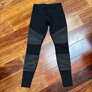 lululemon athletica Black Leggings with cammo Accents